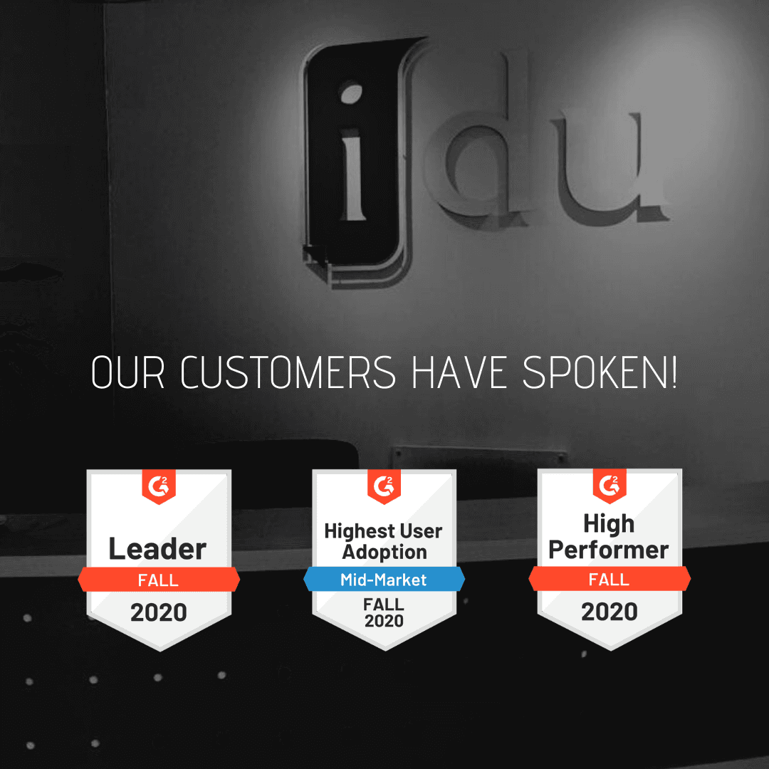 IDU leads the way in terms of User Adoption