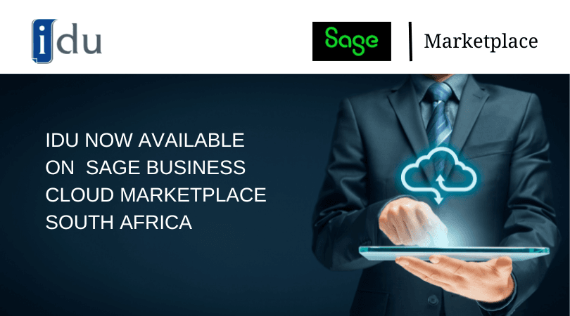 IDU now on Sage Business Cloud Marketplace SA